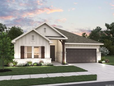 New construction Single-Family house 200 Yale St, Seguin, TX 78155 plan Kennedy - image