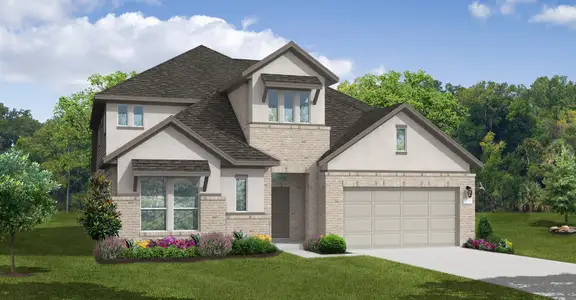 New construction Single-Family house 2513 Gleaming Pear Dr, Manvel, TX 77578 plan Lumberton - image