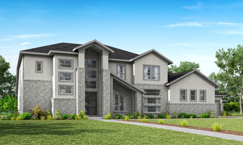 New construction Single-Family house 11102 Openwood Lands Ln, Cypress, TX 77433 plan Fedrick Harris at Bridgeland: Grand Villa Messina - image