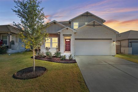 New construction Single-Family house 520 Loriner Wy, Liberty Hill, TX 78642 plan The Matador (870) - image