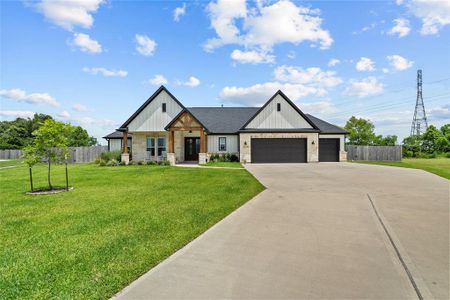 New construction Single-Family house 15738 N Tower Circle, Santa Fe, TX 77517 - photo 0