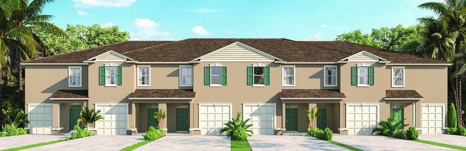 New construction Townhouse house 1301 Isleta Loop, Kissimmee, FL 34741 - photo 0