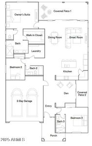 New construction Single-Family house 25472 N 176Th Ave, Surprise, AZ 85387 plan Crest Plan 1002 - image