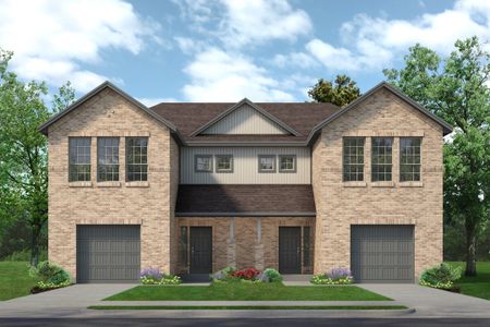 New construction Duplex house 405-407 Saddle Lane, Denton, TX 76209 Duplex 4- photo 0