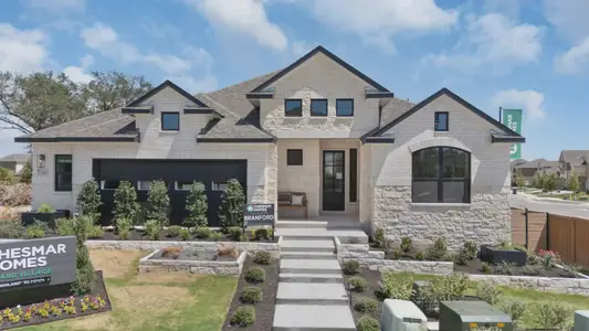 New construction Single-Family house 100 Ridgewell Lp, Georgetown, TX 78633 plan Branford - image
