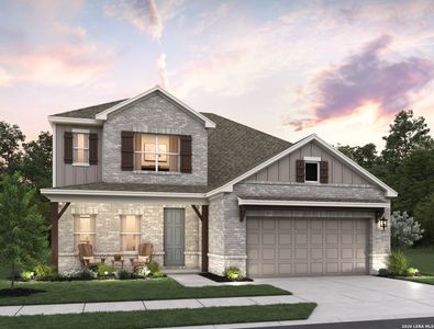 New construction Single-Family house 315 Nottabi Rd, Adkins, TX 78101 plan Jordan - image