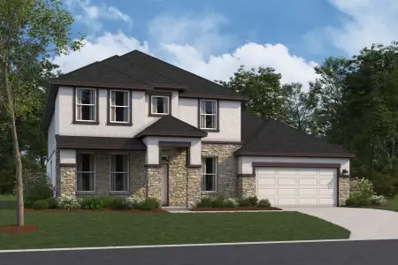 New construction Single-Family house 3724 Plentywood Ln, Leander, TX 78641 plan Dickinson - Classic Series - image