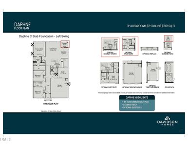New construction Single-Family house 32 Emeritus Wy, Lillington, NC 27546 plan The Daphne D - image 3
