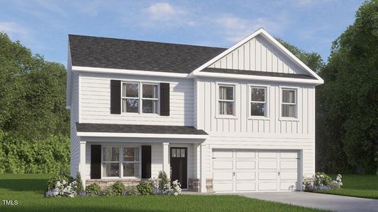 New construction Single-Family house 825 Comice Pear Wy, Willow Spring, NC 27592 plan hanover - image