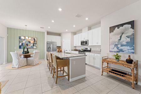 Kitchen and Dining Area of The Juniper at Country Club Estates