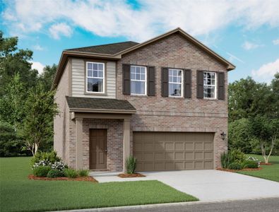New construction Single-Family house 10203 California Lily Ln, Houston, TX 77016 plan Voyager - image