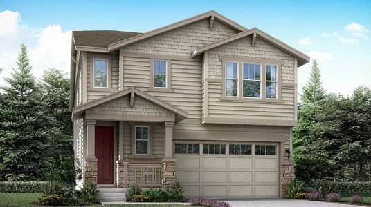 New construction Single-Family house 14572 Hudson Wy, Thornton, CO 80602 plan Peak - image