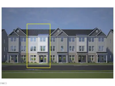 New construction Townhouse house 610 Thatch Ln, Knightdale, NC 27545 plan The Avery Exterior - image