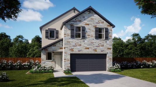 Elevation G | Hailey at Lariat in Liberty Hill, TX by Landsea Homes