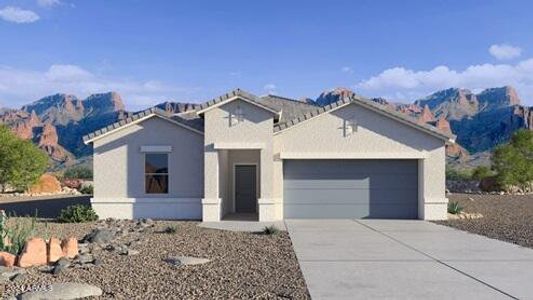 New construction Single-Family house 38185 W Bello Lane, Maricopa, AZ 85138 Kingston- photo 0