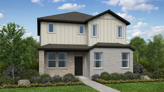 New construction Single-Family house 5909 Beverly Prairie Rd, Del Valle, TX 78617 plan Sandgrouse - image