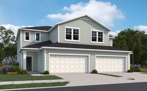 New construction Townhouse house 63 Camphor Laurel Rd, St. Augustine, FL 32092 plan Sago - image