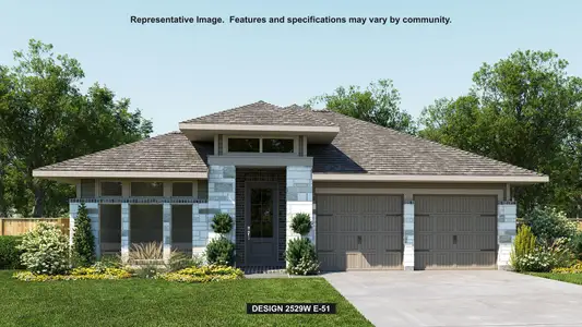 New construction Single-Family house 314 Foxfire Cv, Lockhart, TX 78644 plan 2529W - image