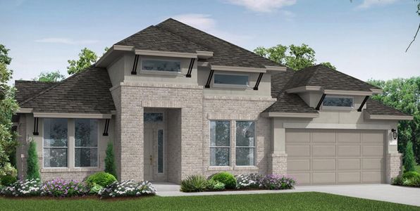 New construction Single-Family house 2302 Gleaming Pear Dr, Manvel, TX 77578 plan Lindsay - image
