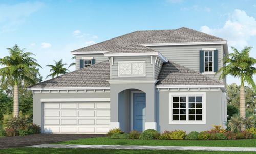 New construction Single-Family house 2013 Coconut Palm Cv, Lakewood Ranch, FL 34212 plan Oleander - image