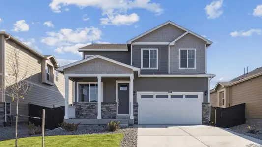 New construction Single-Family house 18743 E 99Th Ave, Commerce City, CO 80022 plan Bellamy - image