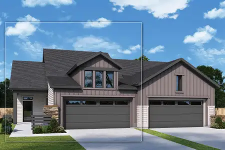 New construction Duplex house 175 Prospect Pl, Pittsboro, NC 27312 plan The Inspiration - image
