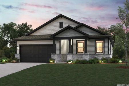 New construction Single-Family house 8707 Rucker Pond Trl, San Antonio, TX 78252 plan Guenther - 2013 - image