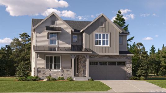 New construction Single-Family house 10720 Snowdon Street, Parker, CO 80134 Chelton- photo 0