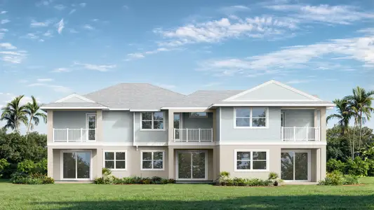 New construction Townhouse house 31838 Clover Fin Ct, Wesley Chapel, FL 33545 plan Bermuda - image