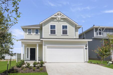 New construction Single-Family house 124 Lavender Ln., Elgin, TX 78621 Harvest Ridge 1782- photo 0