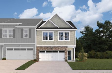 New construction Townhouse house 7128 Hubner Pl, Cary, NC 27519 Sierra- photo 0