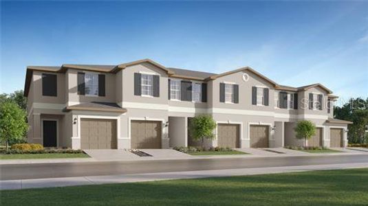 New construction Townhouse house 36179 Risa Michele Street, Zephyrhills, FL 33541 - photo 0