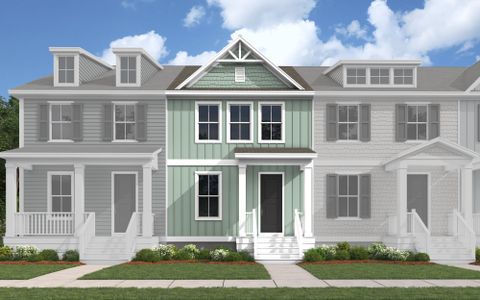 New construction Single-Family house 404 Encampment Blvd, Simpsonville, SC 29681 plan Mitchell + Basement - image
