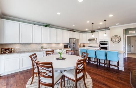 Open Kitchen with Large Island and Café