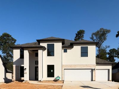 New construction Single-Family house 312 Magnolia Bloom Court, Willis, TX 77318 Falcon II- photo 0