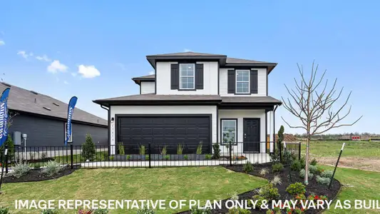 New construction Single-Family house 12114 Monarch Wing Dr, Mustang Ridge, TX 78610 plan The Hanna - image