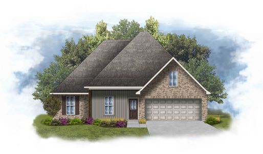 New construction Single-Family house 25 Natureview Wy, Freeport, FL 32439 plan Irises V H - image