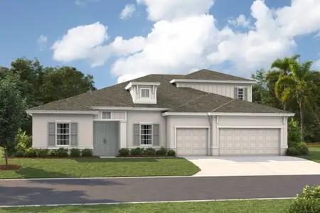 New construction Single-Family house 34009 Twilight Sea Pl, Wesley Chapel, FL 33545 plan Cedar Key II - image