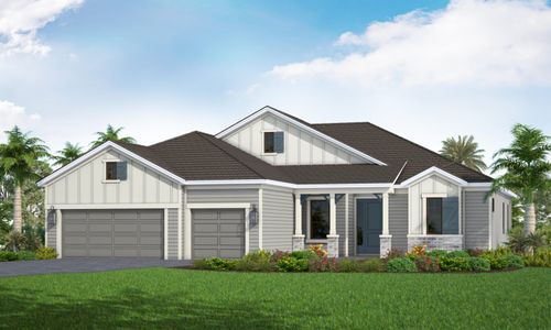 New construction Single-Family house 10012 Canaveral Cir, Sarasota, FL 34241 plan Captiva - image