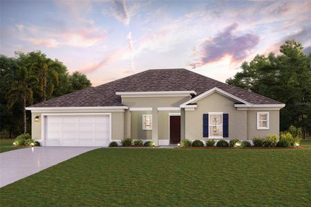 New construction Single-Family house 714 Oak Hammock Ct, Avon Park, FL 33825 plan Edinburg - image