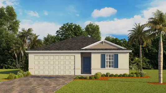 New construction Single-Family house 548 Ilaria Ct, Lehigh Acres, FL 33936 plan DUNDEE - image