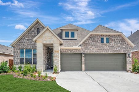 New construction Single-Family house 9107 Clear Water Trl, Manvel, TX 77578 plan The Chamomile - image