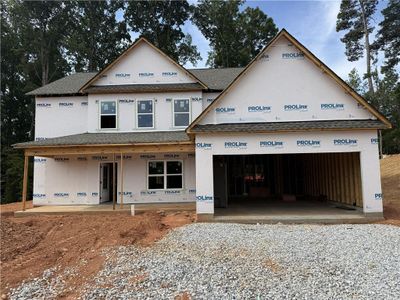 New construction Single-Family house 115 Fairwinds Dr, Covington, GA 30016 plan (GA)Hayden A.1 2 Front Entry - image