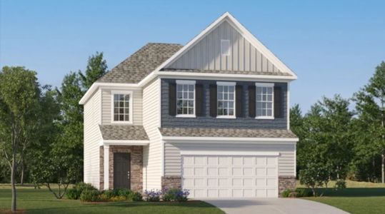 New construction Single-Family house 5561 Hydrangea St, Winston-Salem, NC 27104 plan Bradford - image