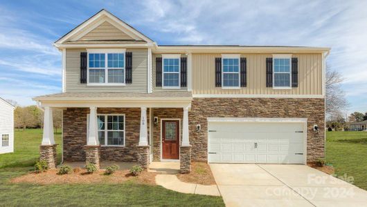 New construction Single-Family house 7754 Woolsey Drive, Gastonia, NC 28056 Columbia- photo 0