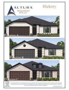New construction Single-Family house 3701 Nighthawk Wy, Caddo Mills, TX 75135 plan Hickory - image