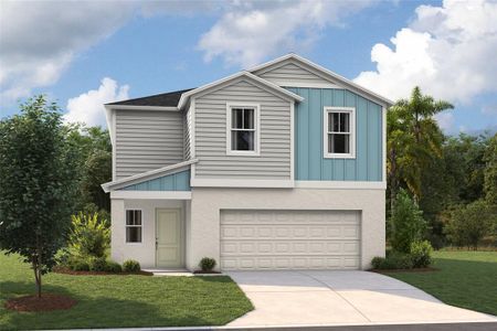 New construction Single-Family house 15117 Maude Landing Lp, Wimauma, FL 33598 plan Azure - image