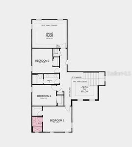 Structural options added include: Gourmet kitchen, 8' interior doors, tray ceilings at primary suite, gathering room, and foyer, shower at upstairs bathroom, and outdoor kitchen rough-in.