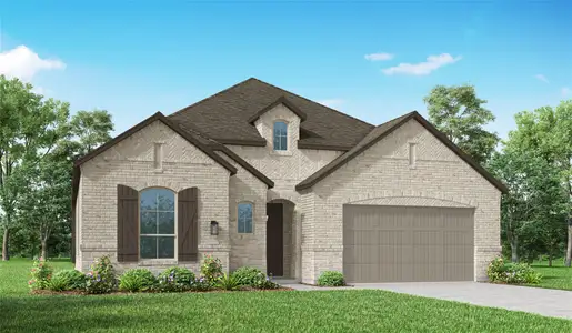 New construction Single-Family house 355 Tumbling Creek Run, Kyle, TX 78640 plan Brentwood Plan - image