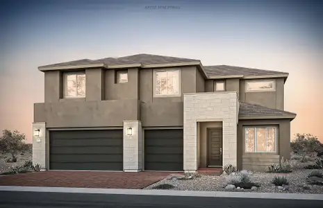 New construction Single-Family house 2358 W Saltsage Dr, Phoenix, AZ 85045 plan Messina - image
